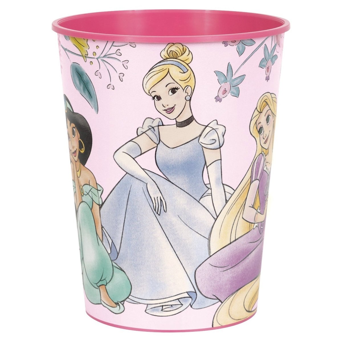 UNIQUE PARTY FAVORS Kids Birthday Disney Princesses Birthday Plastic Cup, 16 oz, 1 Count 011179151394