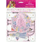UNIQUE PARTY FAVORS Kids Birthday Disney Princesses Happy Birthday Paper Jointed Banner, 72 Inches, 1 Count 011179210367