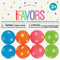 UNIQUE PARTY FAVORS Kids Birthday Glow in the Dark Bounce Balls, 8 Count 011179847266