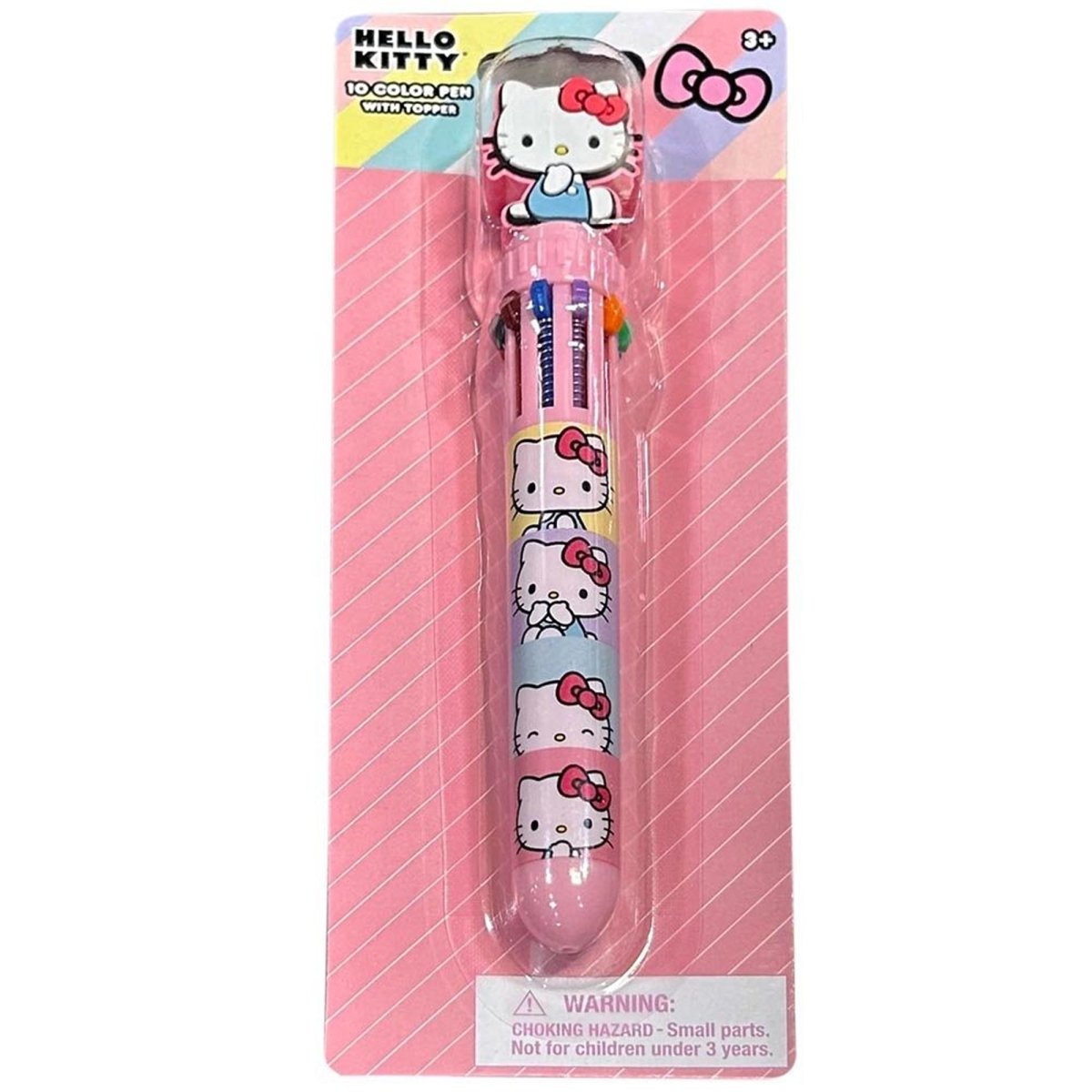 UNIQUE PARTY FAVORS Kids Birthday Hello Kitty 10 Colors Pen, 1 Count 191537190682