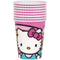 UNIQUE PARTY FAVORS Kids Birthday Hello Kitty and Friends Birthday Party Paper Cups, 9 Oz, 8 Count