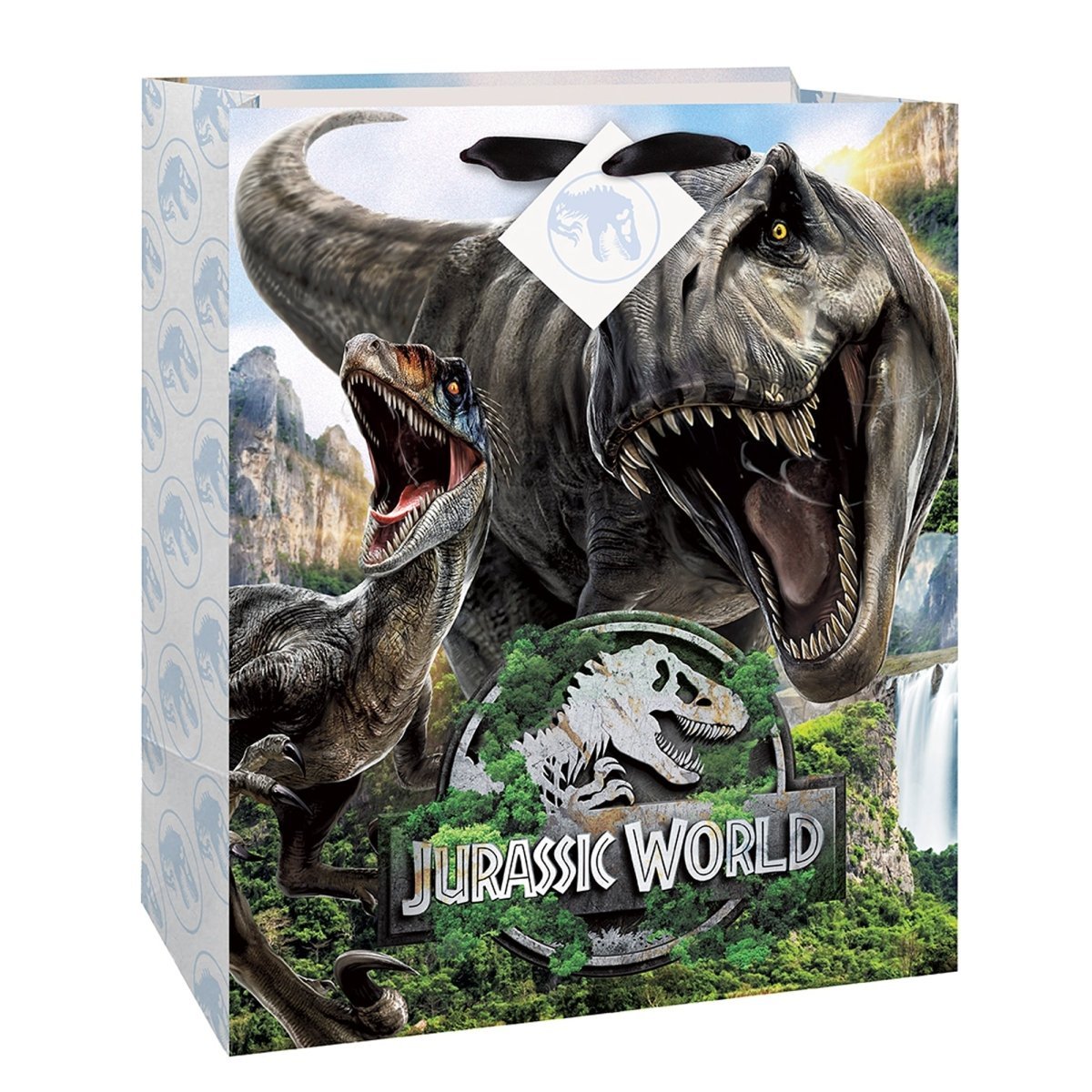 UNIQUE PARTY FAVORS Kids Birthday Jurassic World Birthday Large Gift Bag, 1 Count 011179154715