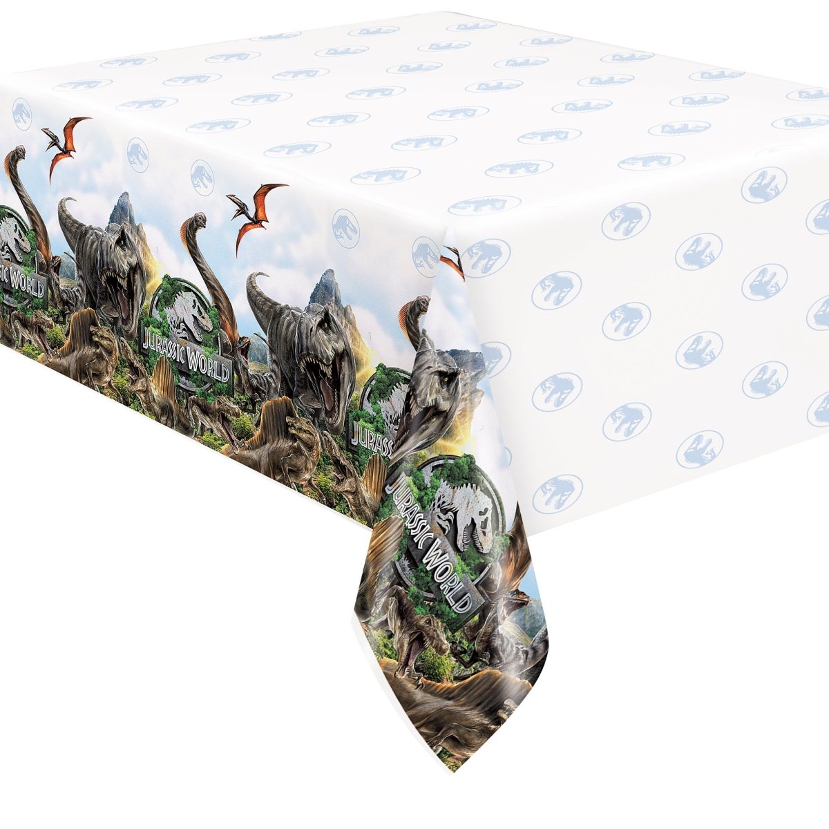 UNIQUE PARTY FAVORS Kids Birthday Jurassic World Birthday Rectangular Plastic Table Cover, 54 x 84 Inches, 1 Count 011179154395