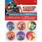 UNIQUE PARTY FAVORS Kids Birthday Justice League Bounce Balls, 6 Count 011179499786