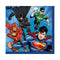 UNIQUE PARTY FAVORS Kids Birthday Justice League Small Beverage Napkins, 16 Count 011179499618