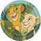 UNIQUE PARTY FAVORS Kids Birthday Lion King Birthday Large Round Lunch Paper Plates, 9 Inches, 8 Count