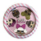 UNIQUE PARTY FAVORS Kids Birthday LOL Surprise Birthday Small Round Dessert Paper Plates, 7 Inches, 8 Count
