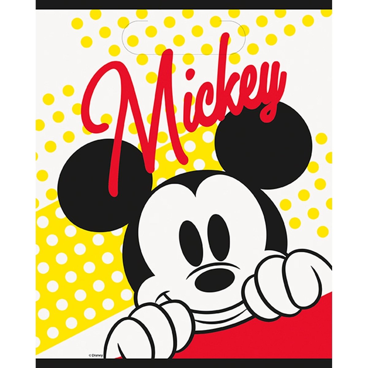 UNIQUE PARTY FAVORS Kids Birthday Mickey Mouse Birthday Favour Bags, Disney, 8 Count 011179234431