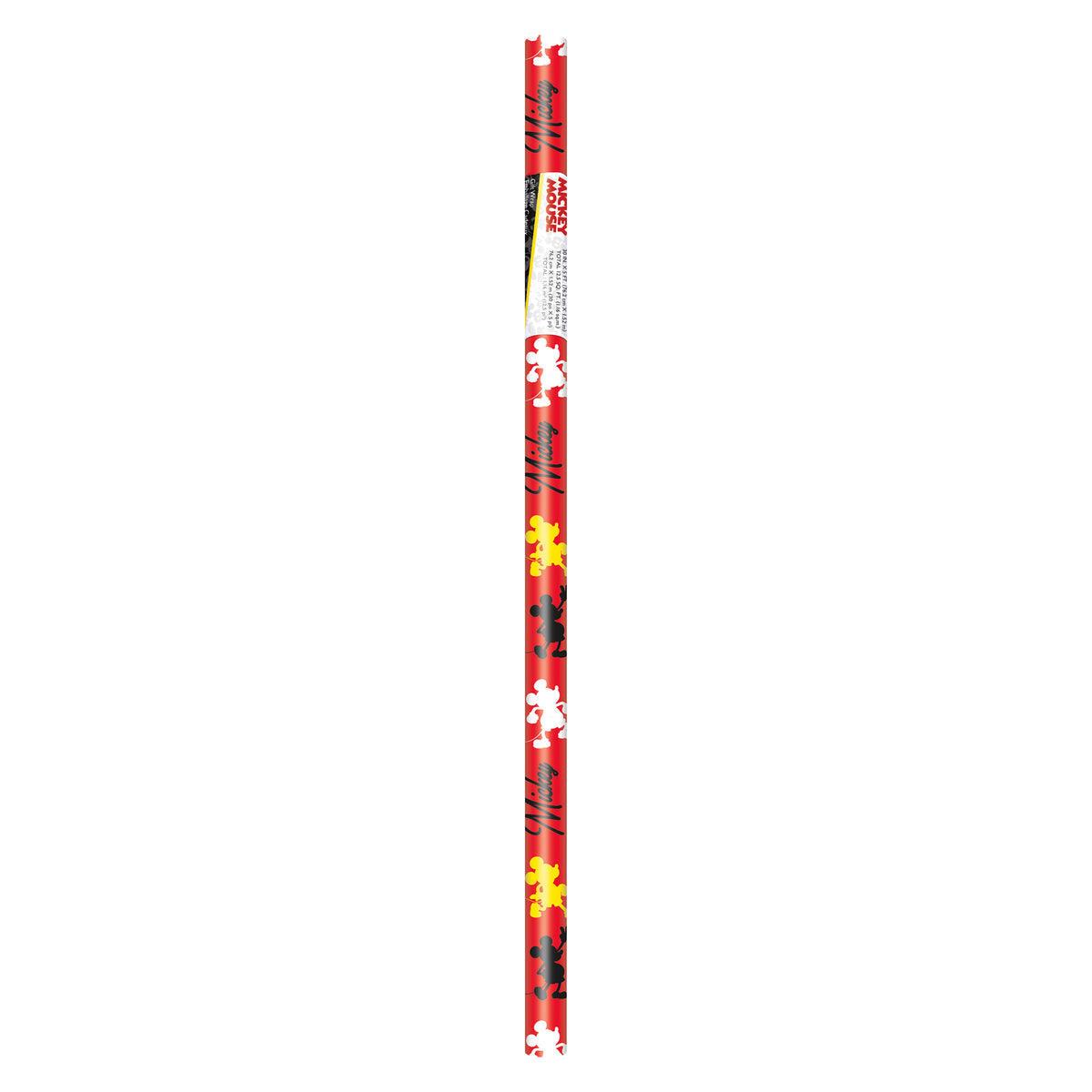UNIQUE PARTY FAVORS Kids Birthday Mickey Mouse Birthday Gift Wrap Roll, Disney, 30 x 60 Inches, 1 Count 011179234608