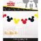 UNIQUE PARTY FAVORS Kids Birthday Mickey Mouse Birthday Paper Garland Banner, Disney, 84 Inches, 1 Count 011179784899