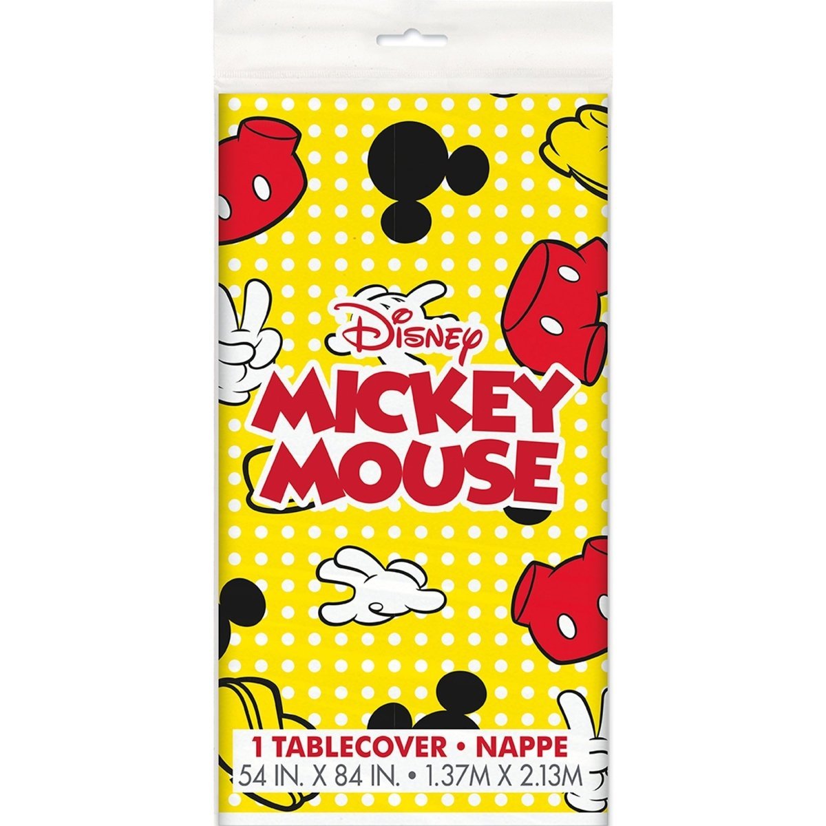 UNIQUE PARTY FAVORS Kids Birthday Mickey Mouse Birthday Rectangular Plastic Table Cover, Disney, 54 x 84 Inches, 1 Count 011179784837