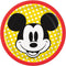 UNIQUE PARTY FAVORS Kids Birthday Mickey Mouse Birthday Small Round Dessert Paper Plates, Disney, 7 Inches, 8 Count 011179784844