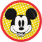 UNIQUE PARTY FAVORS Kids Birthday Mickey Mouse Birthday Small Round Dessert Paper Plates, Disney, 7 Inches, 8 Count 011179784844