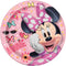 UNIQUE PARTY FAVORS Kids Birthday Minnie Mouse Birthday Large Round Lunch Paper Plates, Disney, 9 Inches, 8 Count 011179792351