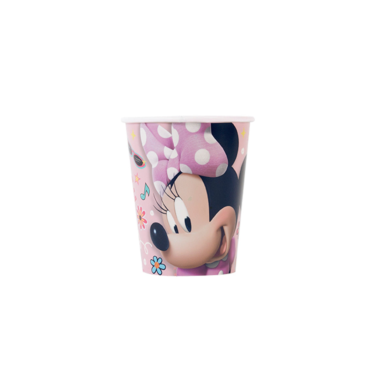 UNIQUE PARTY FAVORS Kids Birthday Minnie Mouse Birthday Paper Cups, Disney, 9 Oz, 8 Count 011179792368