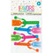 UNIQUE PARTY FAVORS Kids Birthday Neon Clacker Noisemakers, 4 Count 011179847174