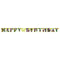 UNIQUE PARTY FAVORS Kids Birthday Ninja Turtles: Mutant Mayhem Birthday Paper Jointed Banner, 1 Count
