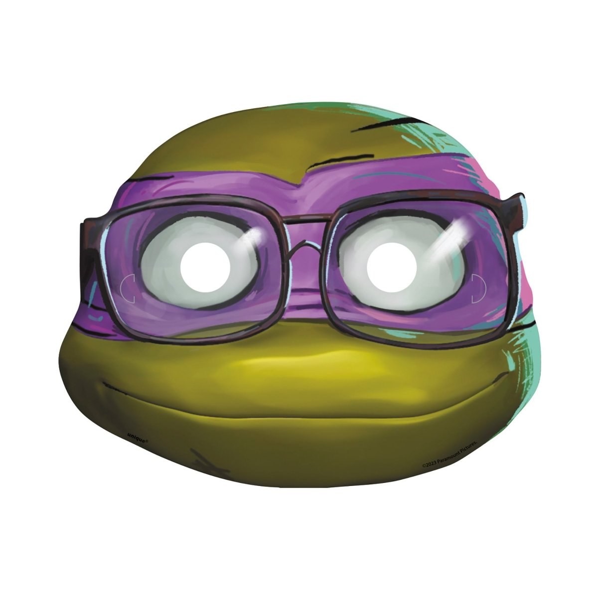 Ninja Turtle Paper Mask Turtle Embroidered Mask Red Ninja Mask Orange
