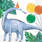 UNIQUE PARTY FAVORS Kids Birthday Partying Dinosaurs Birthday Large Lunch Napkins, 16 Count 011179134922