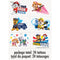 UNIQUE PARTY FAVORS Kids Birthday Paw Patrol Birthday Temporary Tattoo Sheets, 4 Count 011179774395