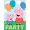 UNIQUE PARTY FAVORS Kids Birthday Peppa Pig Birthday Invitations, 8 Count 011179782246