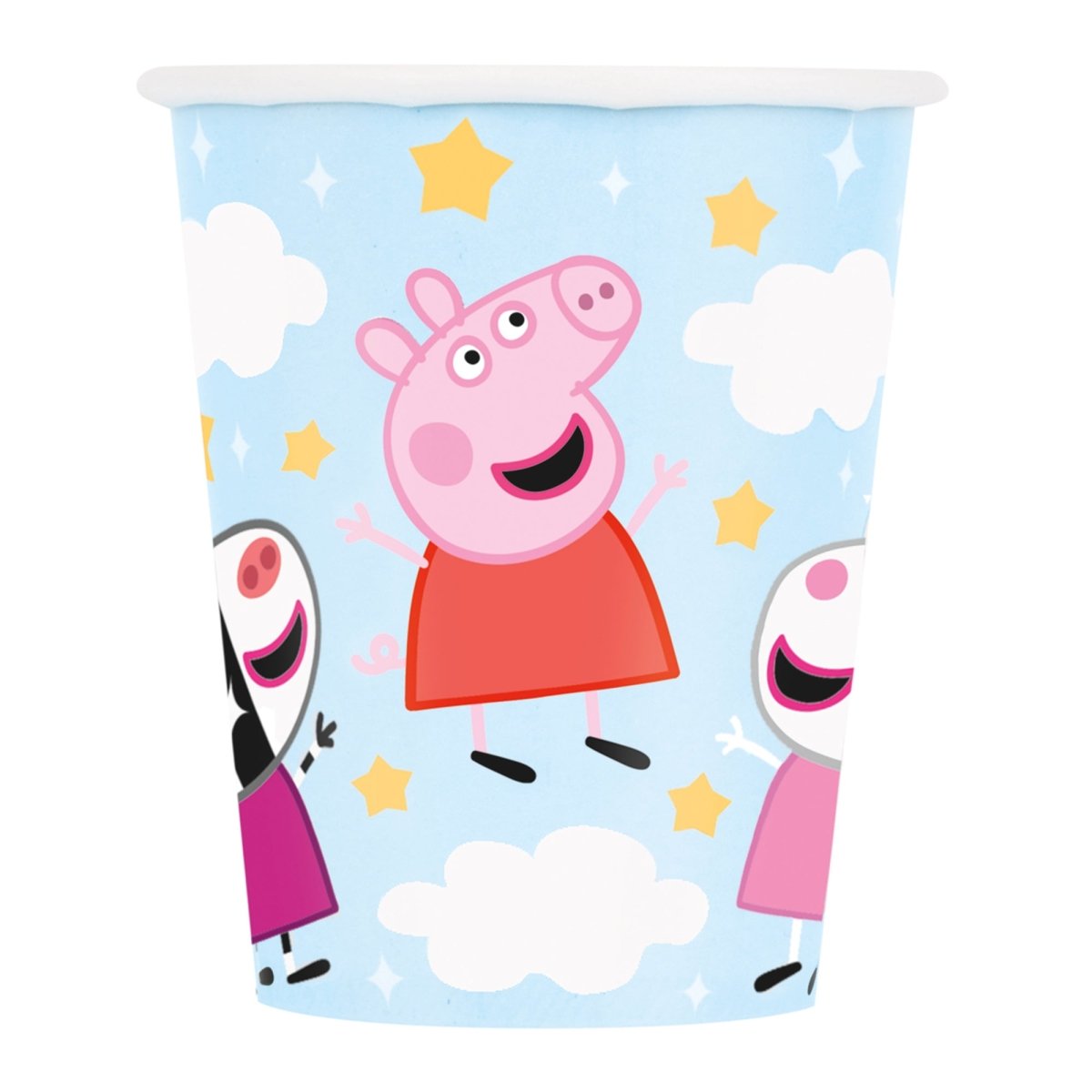 UNIQUE PARTY FAVORS Kids Birthday Peppa Pig Birthday Paper Cups, 9 Oz, 8 Count 011179782161