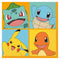 UNIQUE PARTY FAVORS Kids Birthday Pokémon Birthday Large Lunch Napkins, 16 Count 011179156085