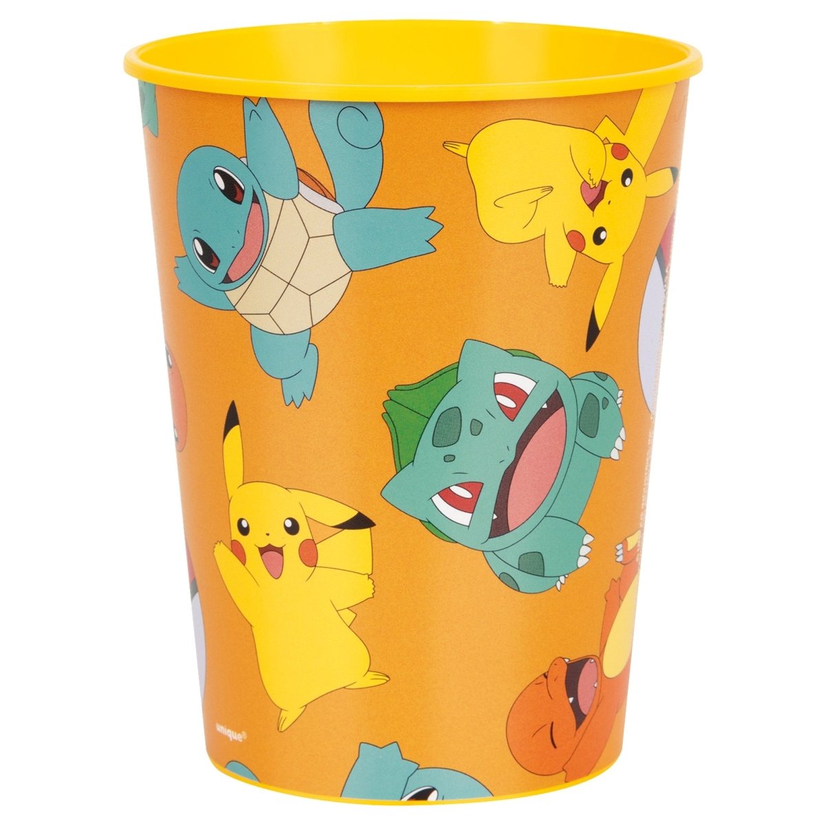 UNIQUE PARTY FAVORS Kids Birthday Pokémon Birthday Yellow Party Favour Cup, 16 Oz, 1 Count 011179156146