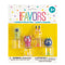 UNIQUE PARTY FAVORS Kids Birthday Pop-Up Cute Monster, 4 Count 011179847242