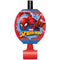 UNIQUE PARTY FAVORS Kids Birthday Spider-Man Birthday Blowouts, Marvel, 8 Count 011179592326