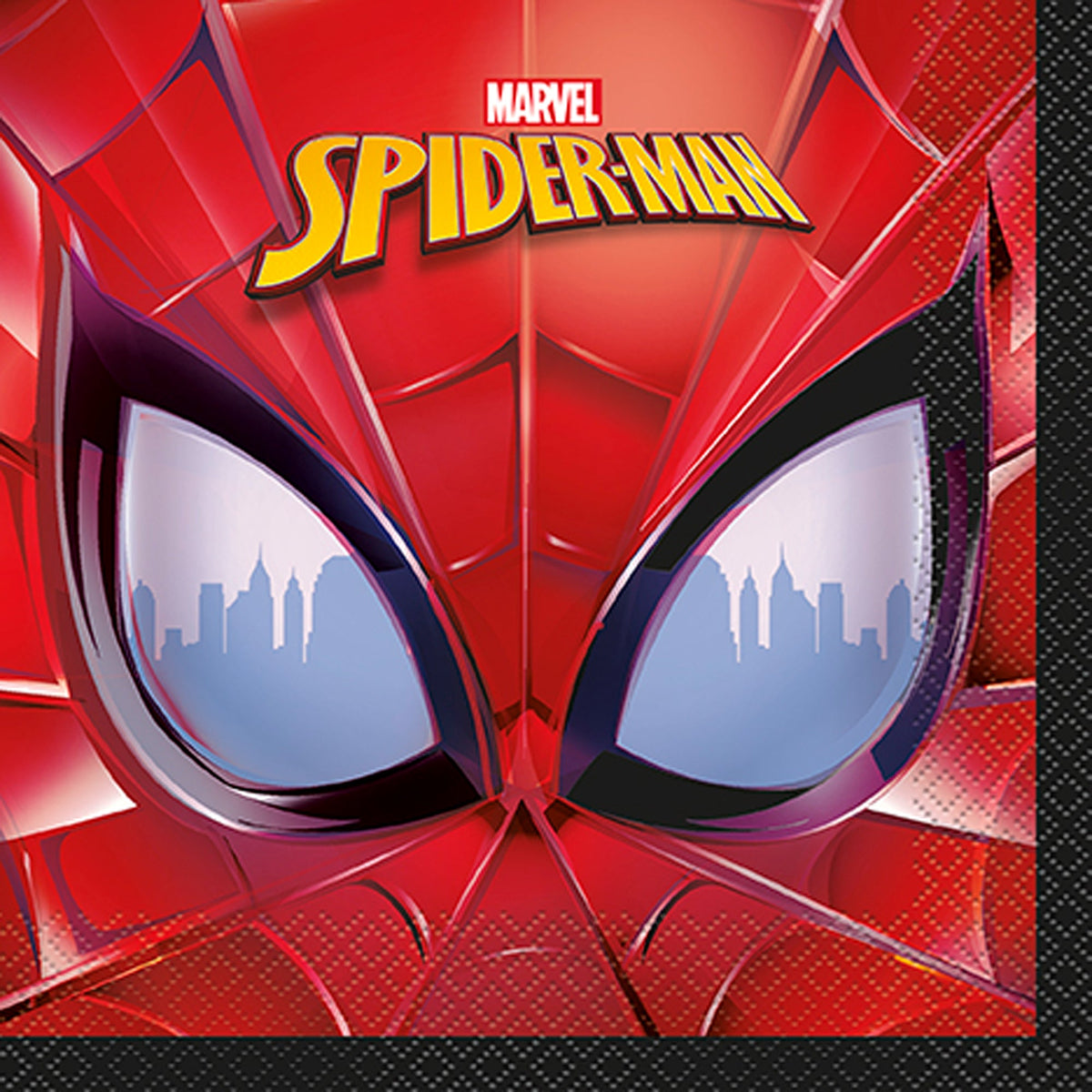 UNIQUE PARTY FAVORS Kids Birthday Spider-Man Birthday Large Lunch Napkins, Marvel, 16 Count 011179592227