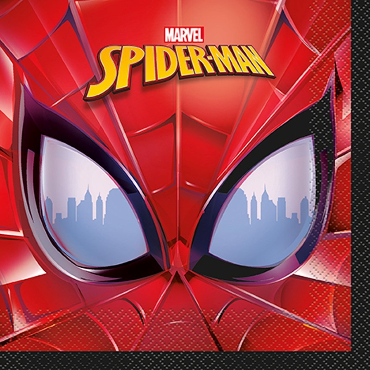 UNIQUE PARTY FAVORS Kids Birthday Spider-Man Birthday Large Lunch Napkins, Marvel, 16 Count 011179592227