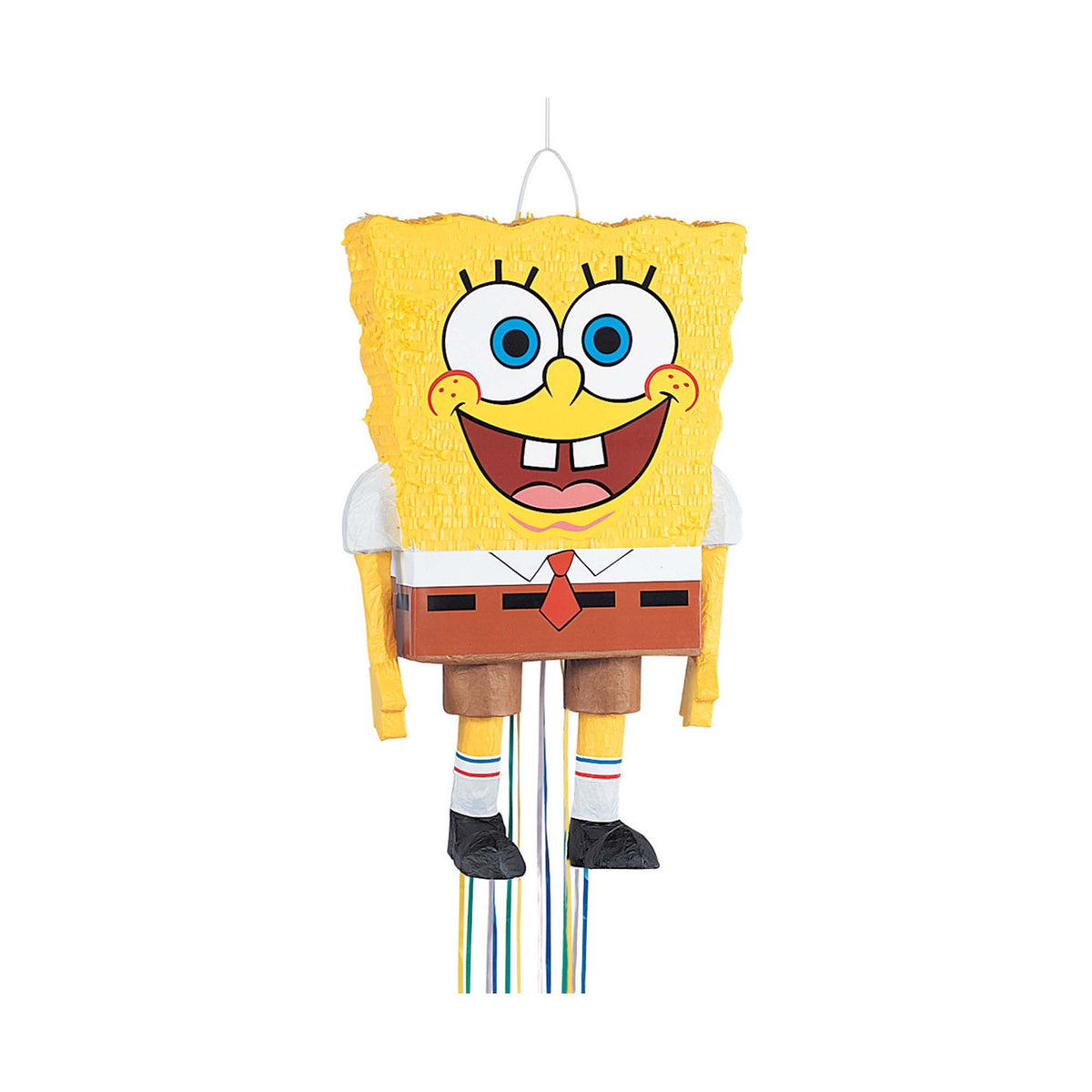 UNIQUE PARTY FAVORS Kids Birthday Sponge Bob Piñata, 1 Count