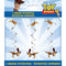 UNIQUE PARTY FAVORS Kids Birthday Toy Story Birthday Spiral Decoration Kit with Cutouts, Disney, 26 Inches, 3 Count 011179798490