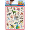 UNIQUE PARTY FAVORS Kids Birthday Toy Story Birthday Sticker Sheets, Disney, 4 Count 011179798605
