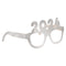 UNIQUE PARTY FAVORS New Year 2024 New Year Party Glasses, Silver and Gold, 4 Count