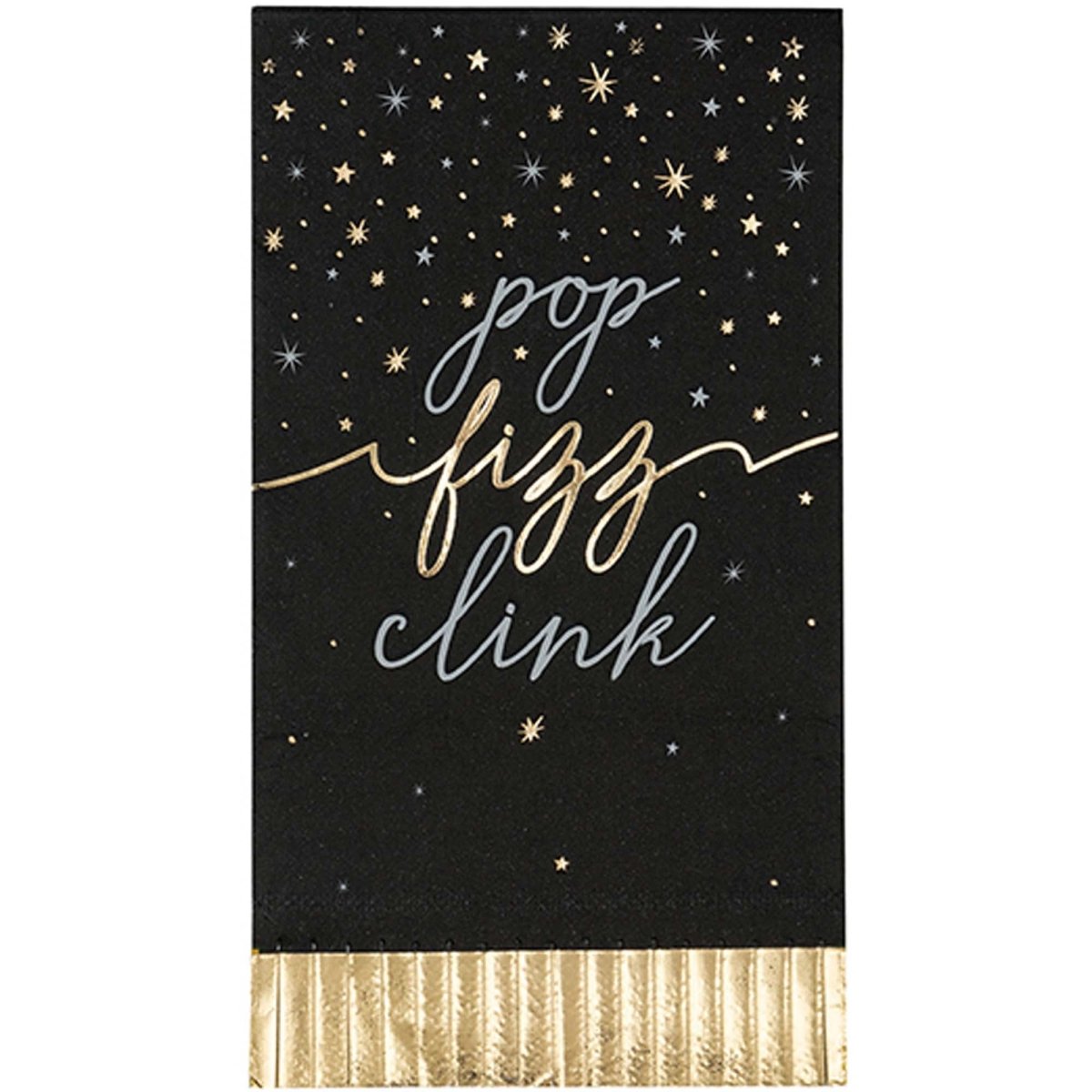 UNIQUE PARTY FAVORS New Year Disco New Year's Guest Napkins, 16 Count