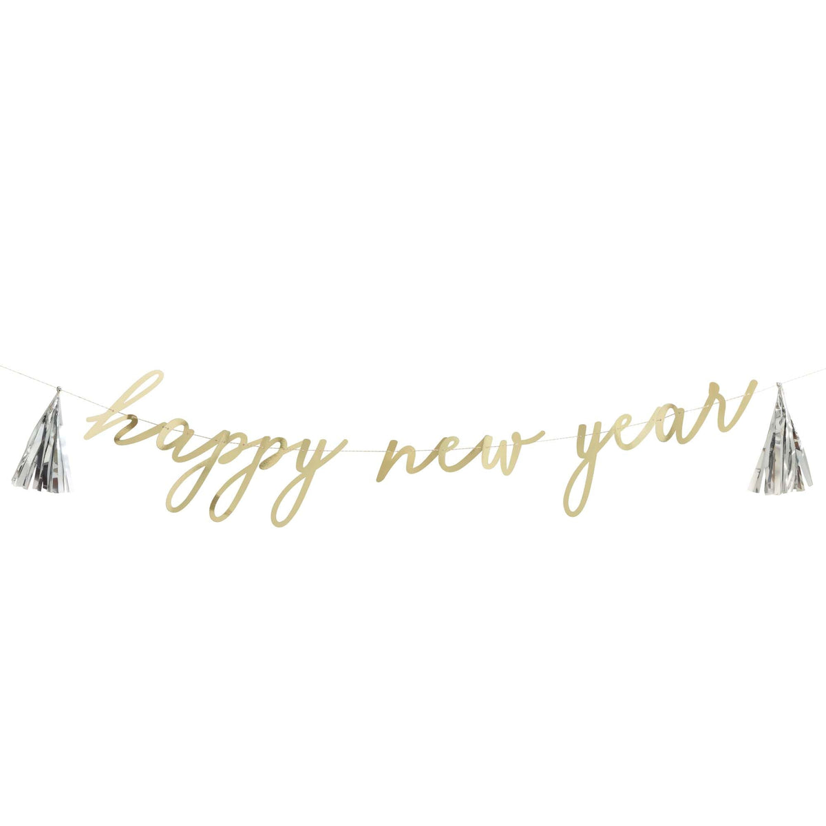 UNIQUE PARTY FAVORS New Year Disco New Year's Letter Paper Banner, Happy New Year, 108 Inches, 1 Count