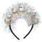 UNIQUE PARTY FAVORS New Year Fringe Disco Ball Headband, 1 Count 011179127917