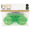 UNIQUE PARTY FAVORS New Year Happy New Year Light-Up Green Party Glasses, 1 Count 011179128006