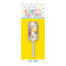 UNIQUE PARTY FAVORS Novelties Foil Multicolored Confetti Push Popper, 1 Count 011179635955