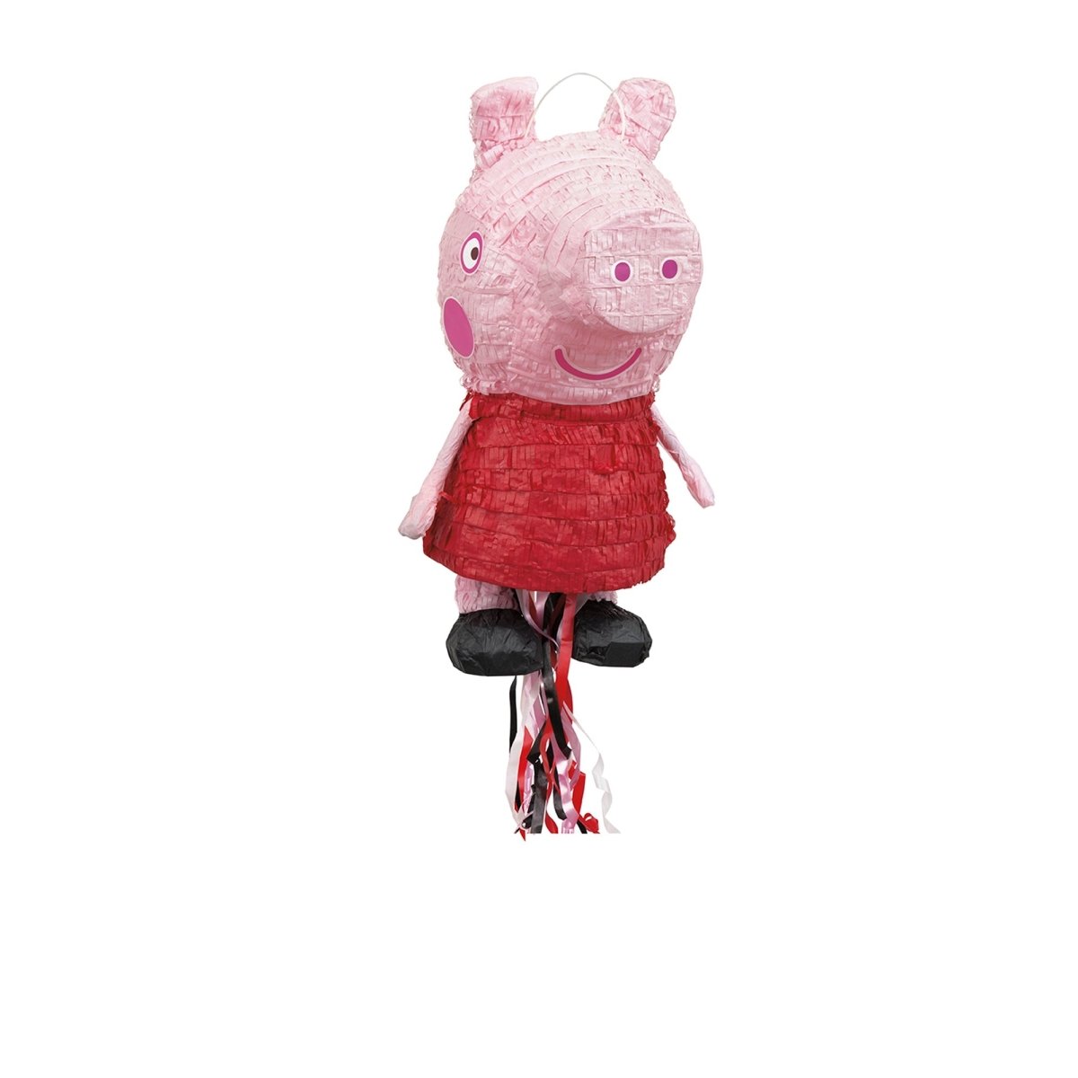 UNIQUE PARTY FAVORS Pinatas Peppa Pig 3D Pull Piñata, 1 Count 011179669967