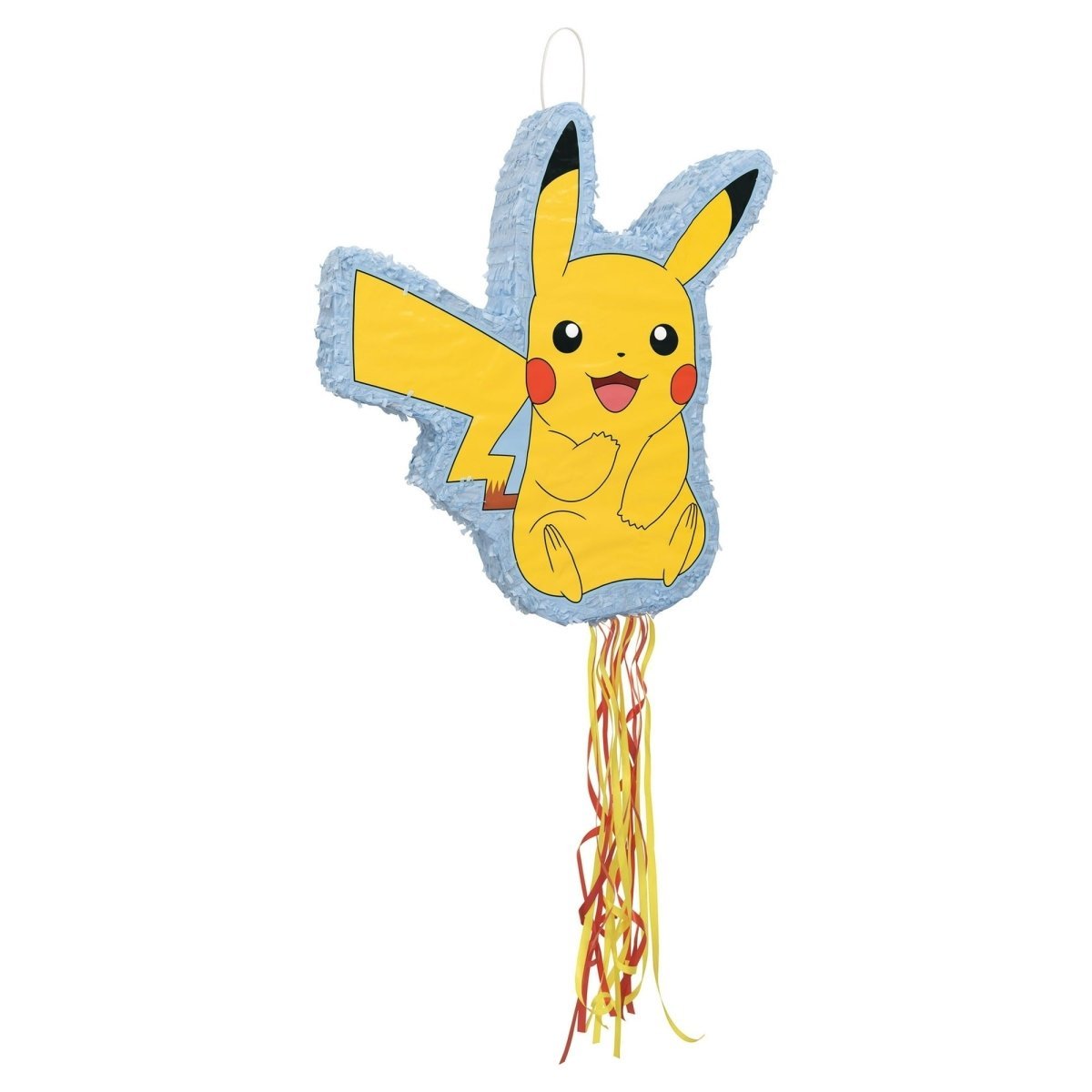 UNIQUE PARTY FAVORS Pinatas Pokémon Pikachu Pull String Piñata, 22 inches 011179702602