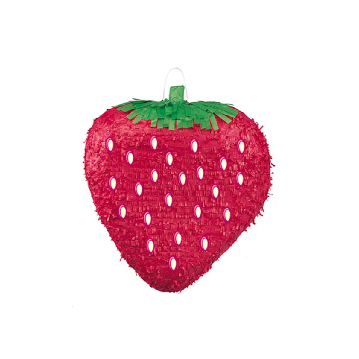 UNIQUE PARTY FAVORS Pinatas Strawberry Piñata, 13 x 10 Inches, 1 Count 011179661268