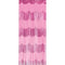 UNIQUE PARTY FAVORS Summer Summer Disco Pink Scallop Fringe Curtain, 39 x 78 Inches, 1 Count 011179137299