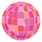 UNIQUE PARTY FAVORS Summer Summer Disco Small Round Dessert Paper Plates, 7 Inches, 8 Count 011179138043