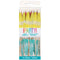 UNIQUE PARTY FAVORS Summer Summer Fun Drink Umbrella Picks, 5.75 Inches, 25 Count 011179133581