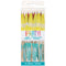 UNIQUE PARTY FAVORS Summer Summer Fun Drink Umbrella Picks, 5.75 Inches, 25 Count 011179133581
