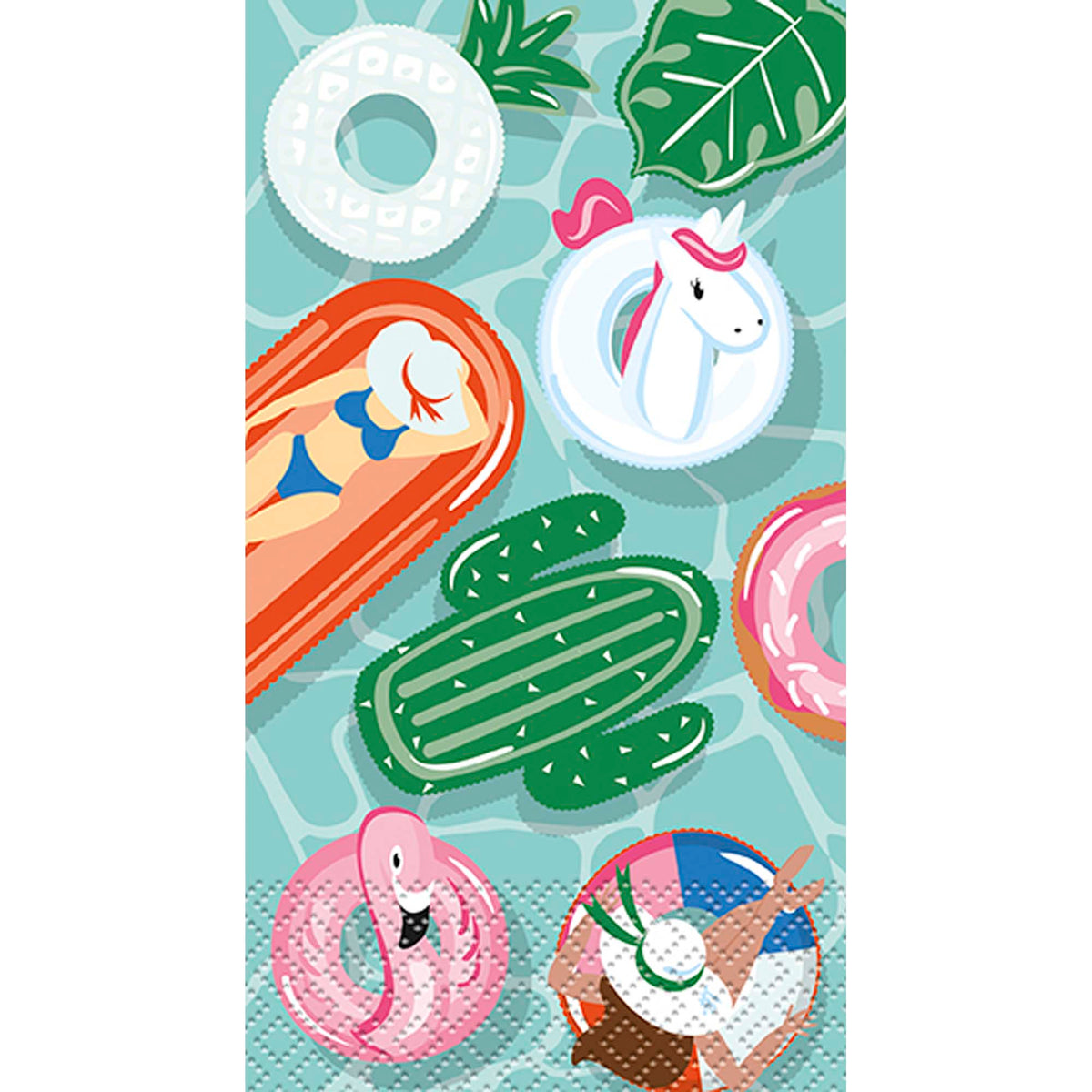 UNIQUE PARTY FAVORS Summer Summer Fun Guest Napkins, 16 Count 011179134106