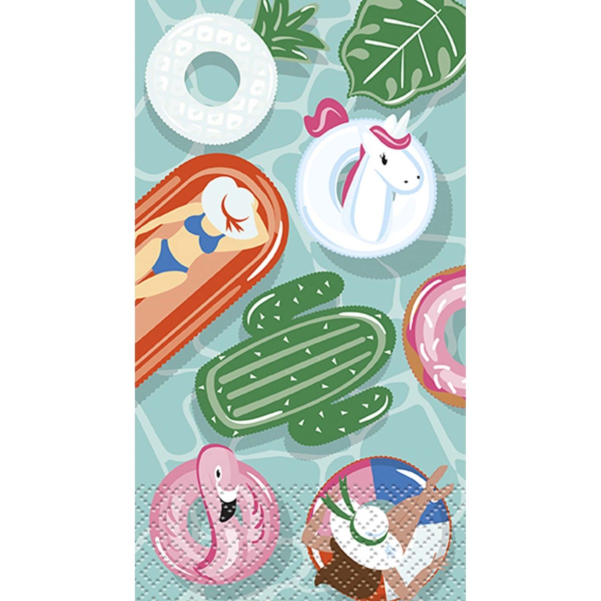 UNIQUE PARTY FAVORS Summer Summer Fun Guest Napkins, 16 Count 011179134106